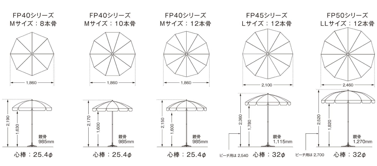 Fujiラグーンサイズ